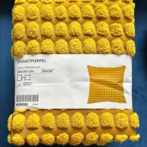 IKEA Yellow Textured Cushion Cover